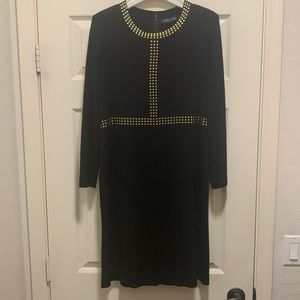 Misook black long sleeve dress